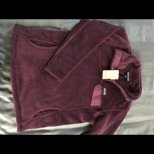 NWT Girls Patagonia fully snap pullover